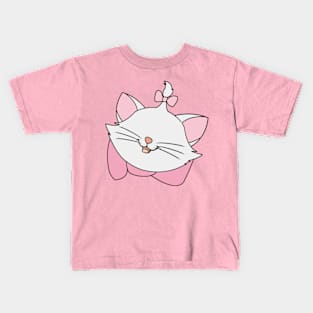 Marie Kitty Minimalist Kids T-Shirt